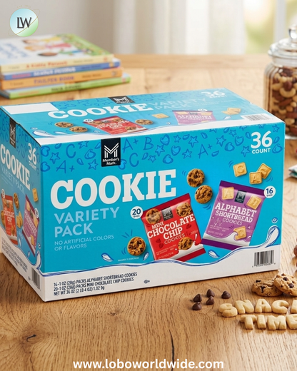 Members Mark Mini Cookies Variety Pack, 1 oz., 36 pk.