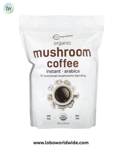 Micro Ingredients, Organic Instant Mushroom Coffee, 28 oz (793 g)