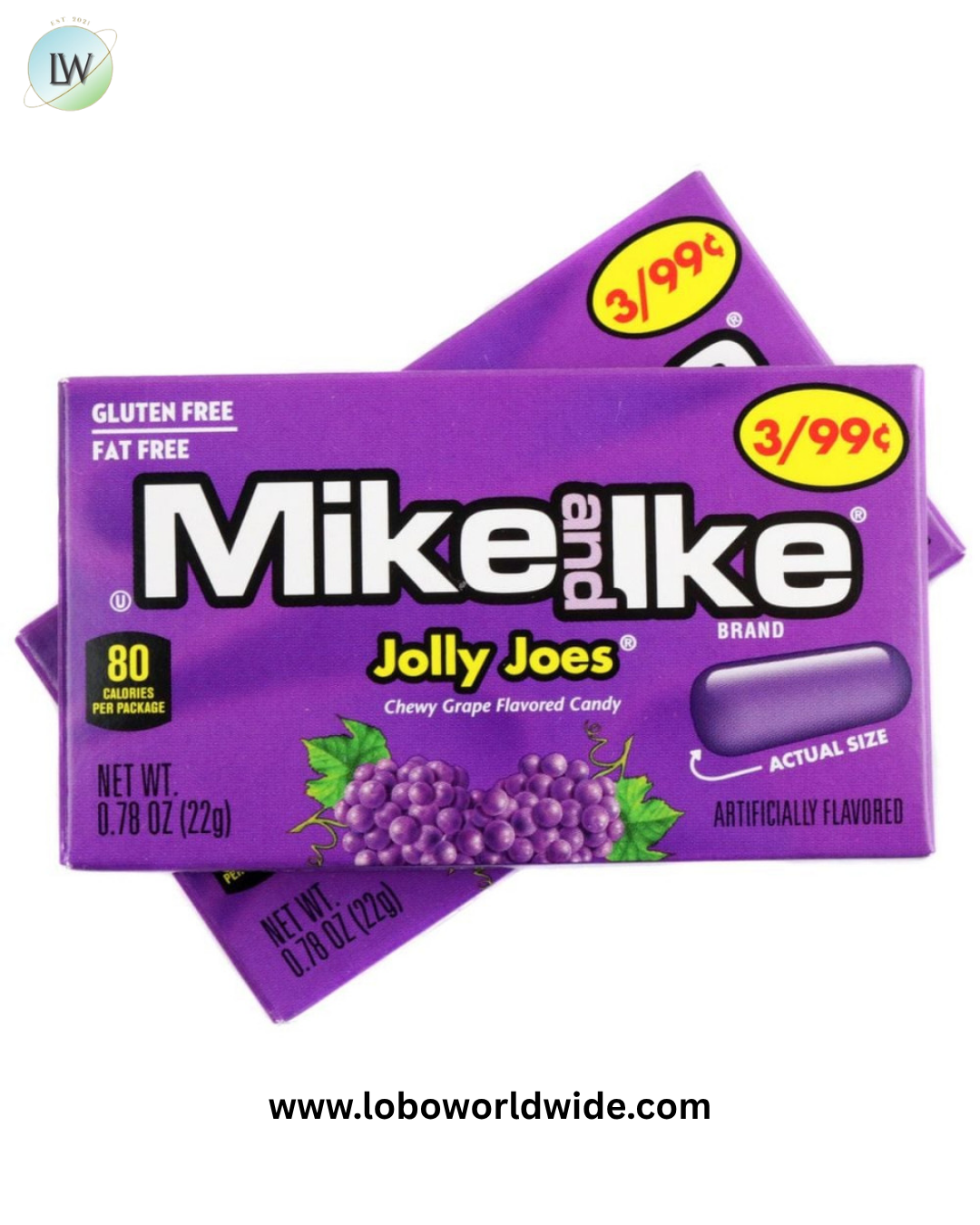 Mike and Ike Jolly Joes 24 Pack
