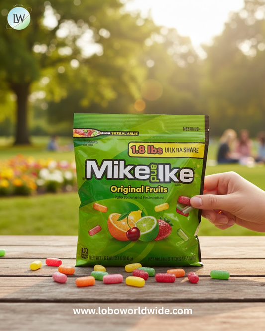 Mike and Ike Original Fruits Chewy Candy, 28.8 ounce Stand Up Bag, 1 count
