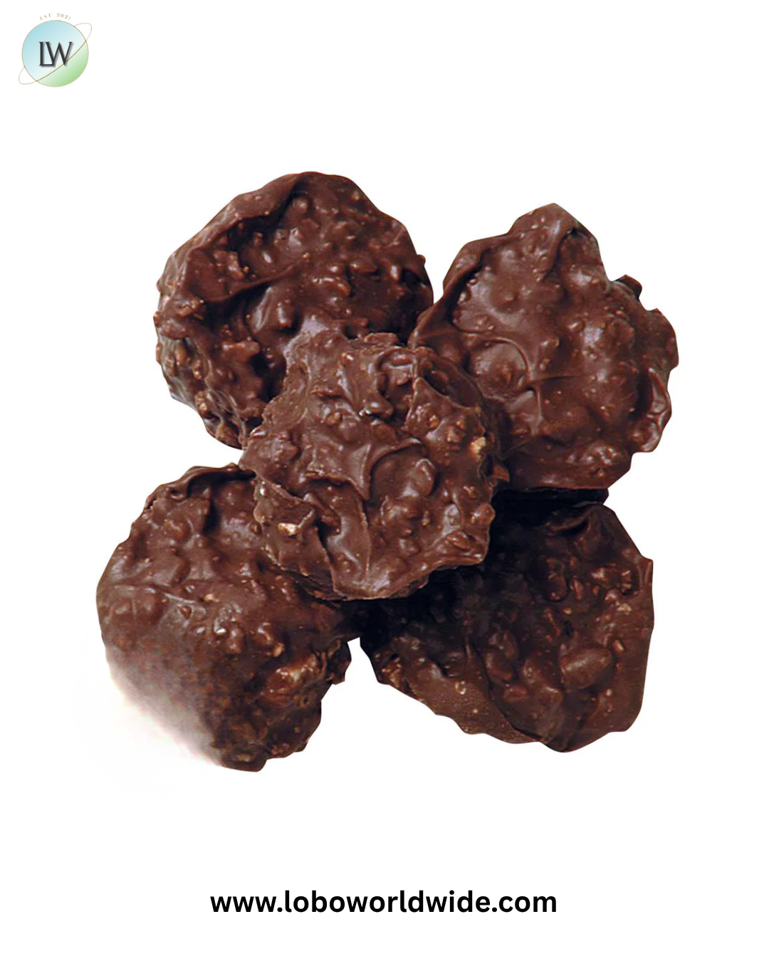 Milk Chocolate Cashew Clusters Sugar Free by Asher's - 5lb