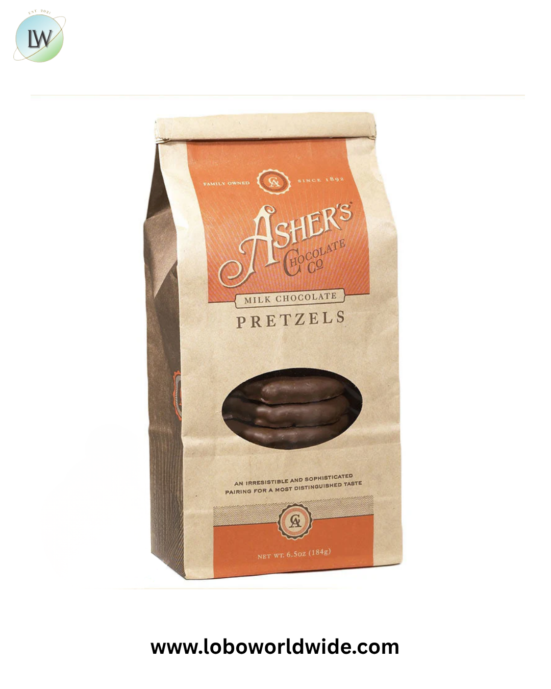 Milk Chocolate Pretzel Coffee Bags - 12ct