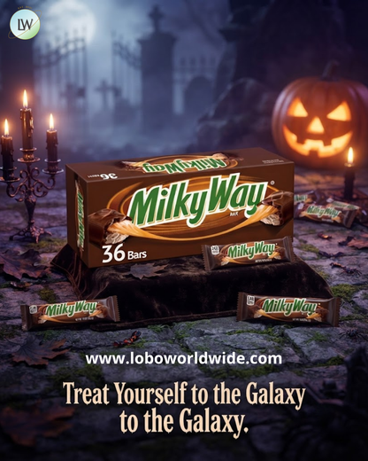 Milky Way Chocolate Candy Bars, Full Size, 1.84 oz, 36 pk.