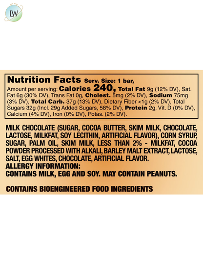 Milky Way Chocolate Candy Bars, Full Size, 1.84 oz, 36 pk.