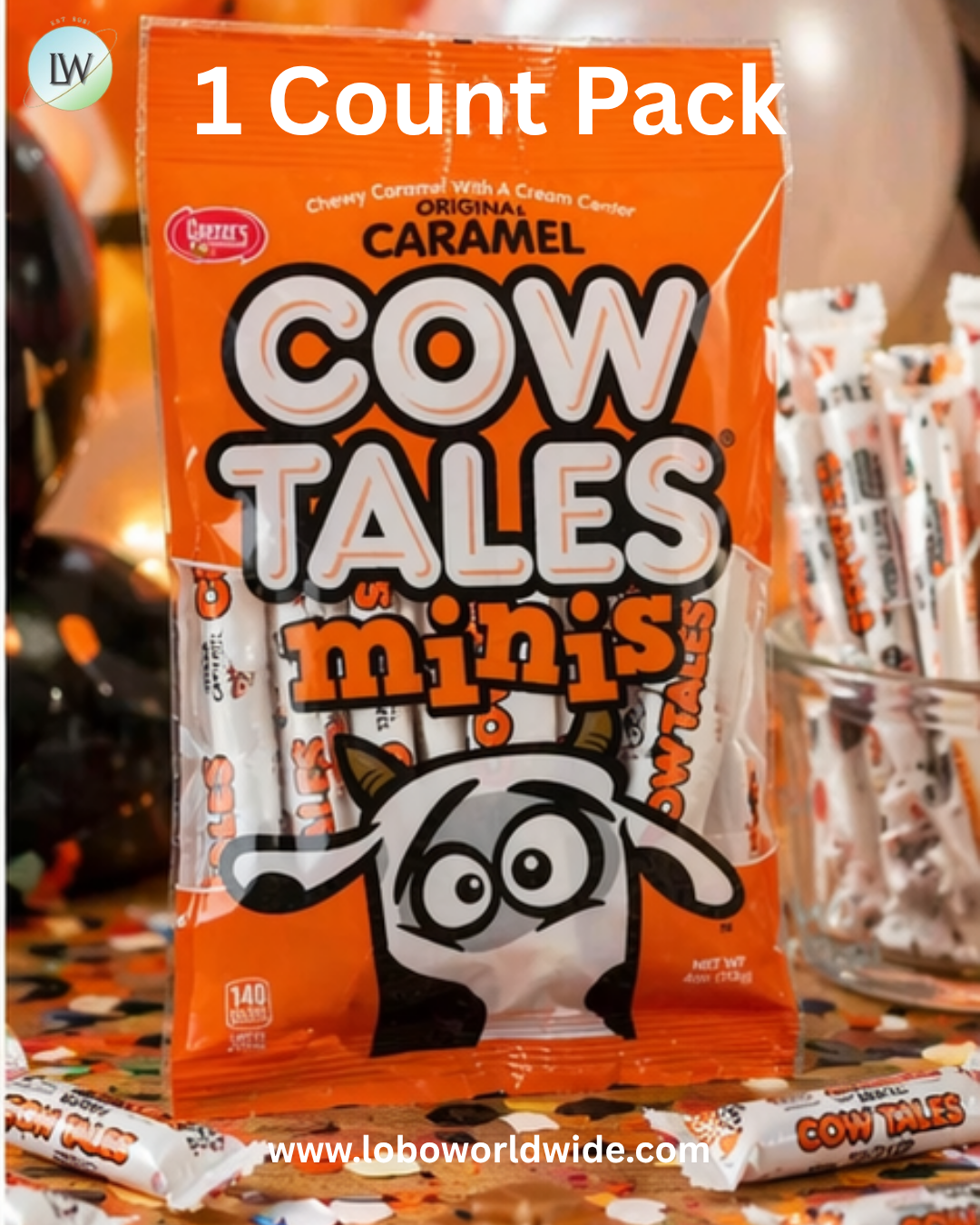 Mini Cow Tales Candy 4oz Bag