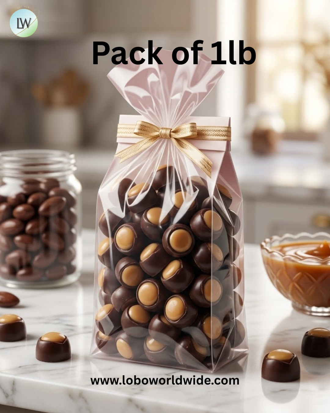 Mini Dark Chocolate Peanut Butter Buckeyes