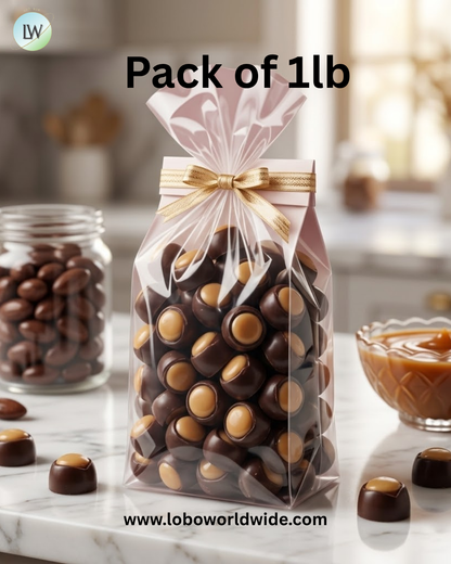 Mini Dark Chocolate Peanut Butter Buckeyes