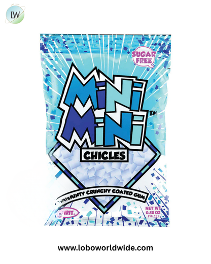 Mini Mini Chicles Peppermint Sugar Free Gum - 20ct Boxes
