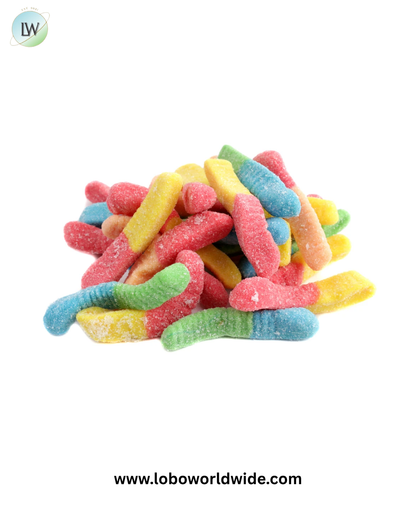 Mini Sour Neon Gummy Worms