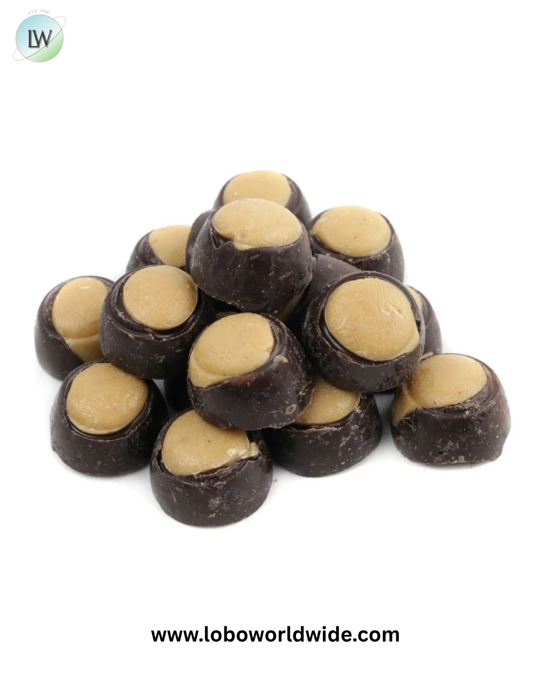 Mini Dark Chocolate Peanut Butter Buckeyes