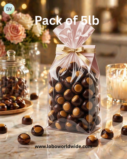 Mini Dark Chocolate Peanut Butter Buckeyes