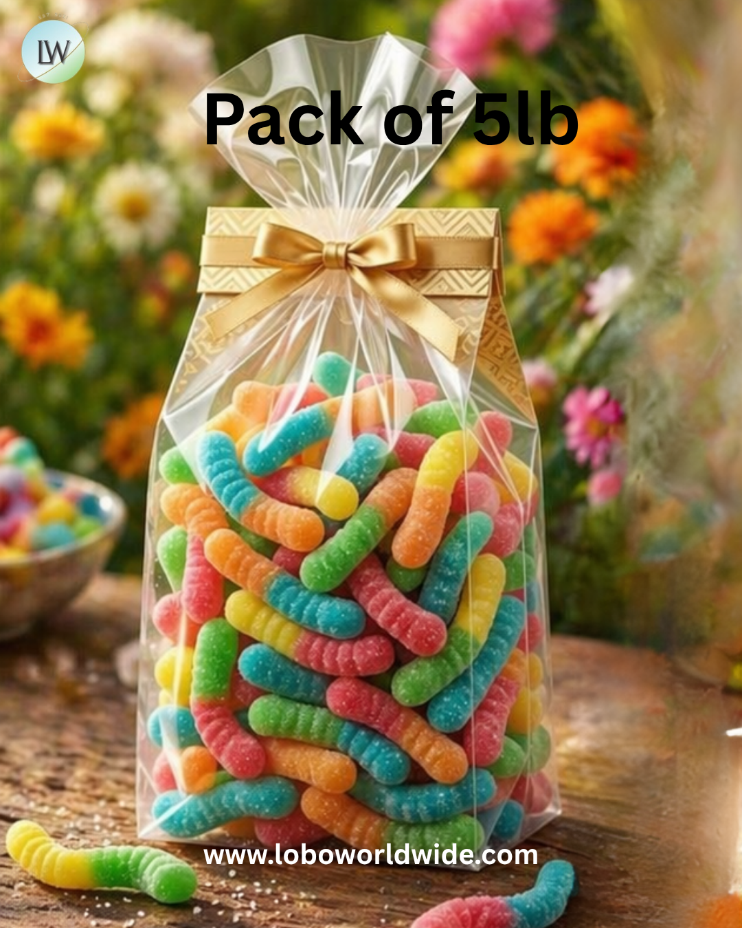 Mini Sour Gummy Worms