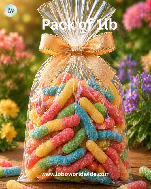 Mini Sour Neon Gummy Worms