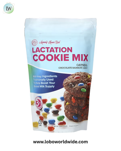 Mommy Knows Best, Lactation Cookie Mix, Oatmeal Chocolate Rainbow Candy, 16 oz ( 454 g)