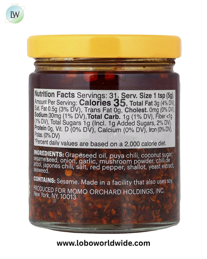 Momofuku, Original Chili Crunch, 5.5 oz. (155 g)