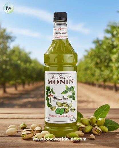 Monin Premium Flavoring Syrup 1 Liter-4/Case (Various Flavors)