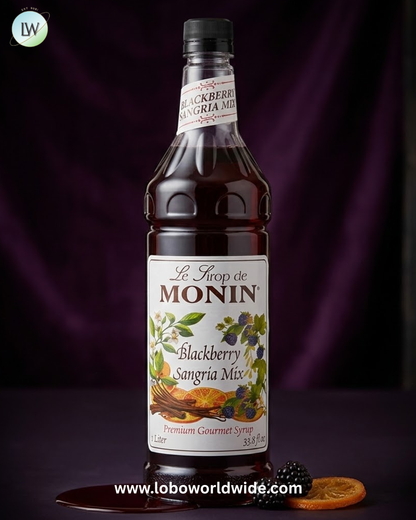 Monin Premium Flavoring Syrup 1 Liter-4/Case (Various Flavors)