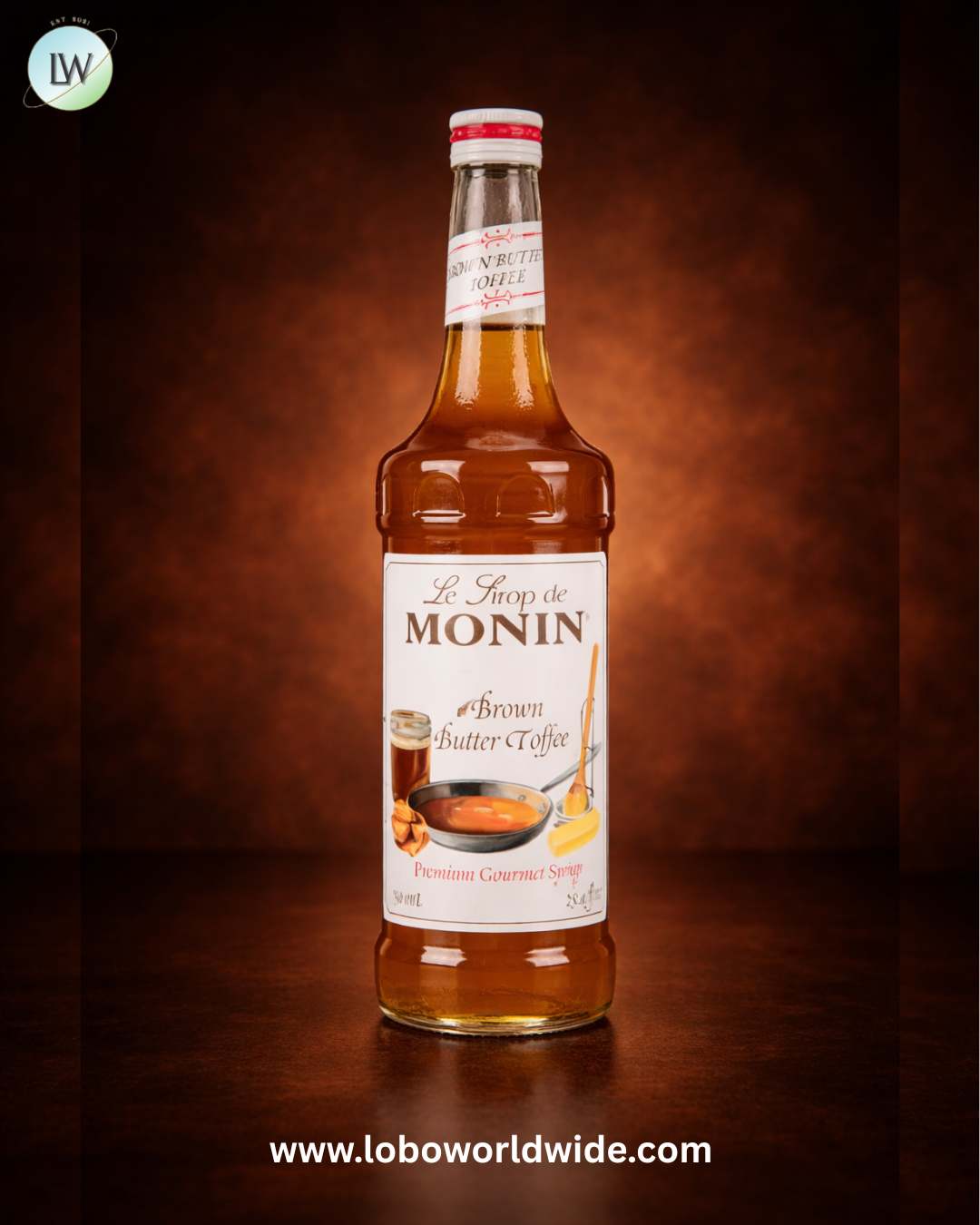 Monin Premium Flavoring Syrup 750 mL-12/Case (Various Flavors)