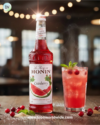 Monin Premium Flavoring Syrup 750 mL-12/Case (Various Flavors)