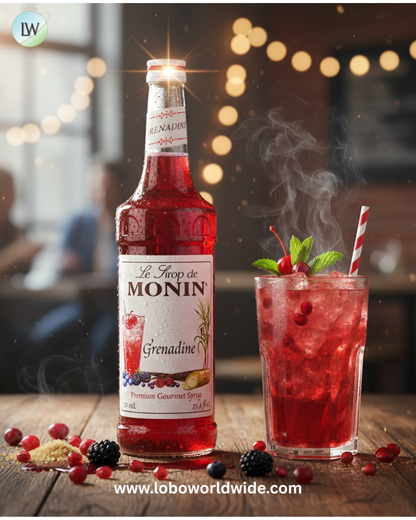Monin Premium Flavoring Syrup 750 mL-12/Case (Various Flavors)