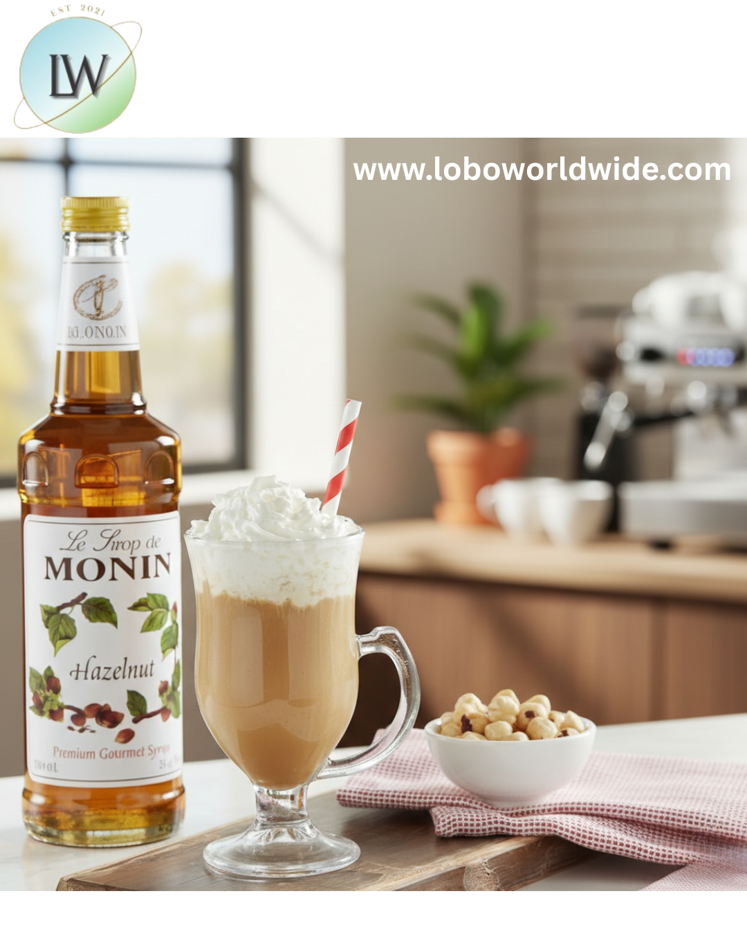 Monin Organic  Flavoring Syrup 750 ml (Various flavours)