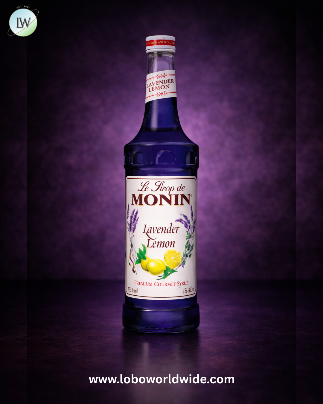 Monin Premium Flavoring Syrup 750 mL-12/Case (Various Flavors)