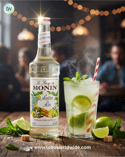 Monin Premium Flavoring Syrup 750 mL-12/Case (Various Flavors)