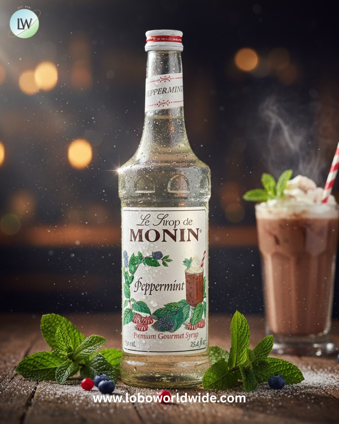 Monin Premium Flavoring Syrup 750 mL-12/Case (Various Flavors)