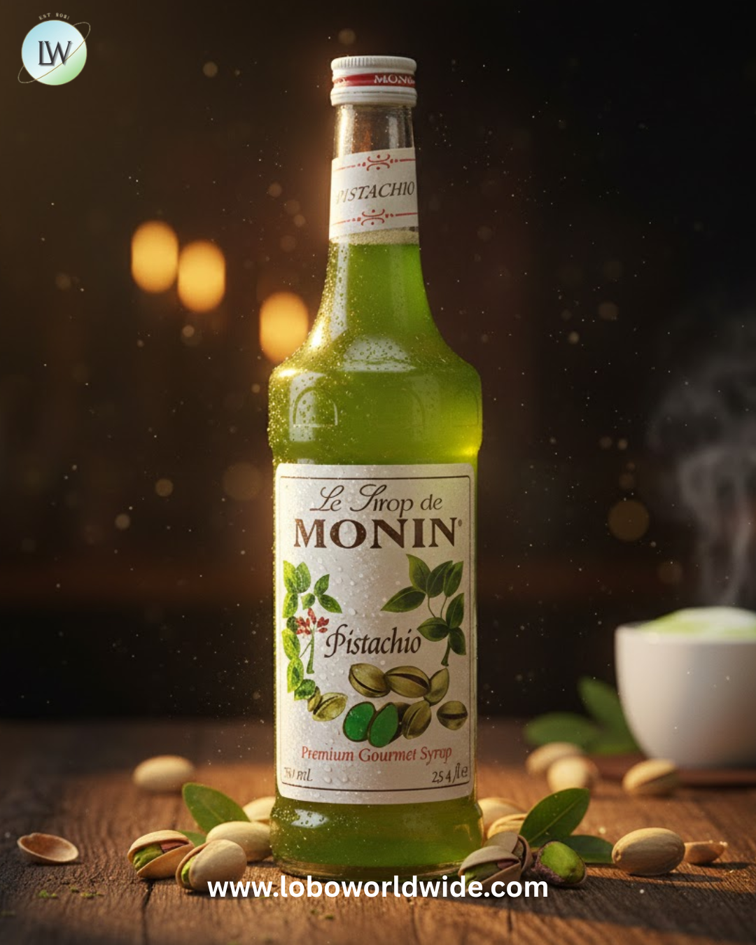 Monin Premium Flavoring Syrup 750 mL-12/Case (Various Flavors)