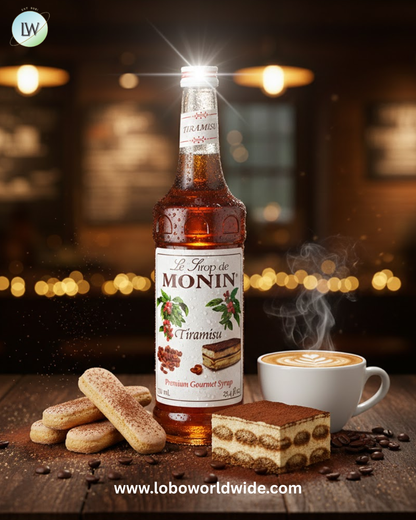 Monin Premium Flavoring Syrup 750 mL-12/Case (Various Flavors)