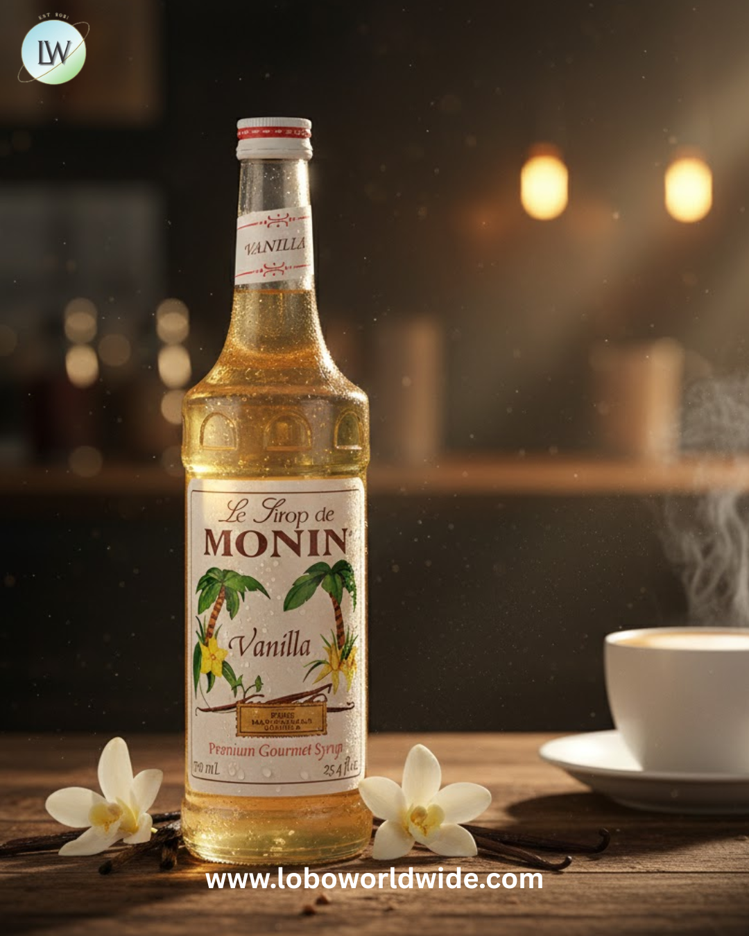 Monin Premium Flavoring Syrup 750 mL-12/Case (Various Flavors)