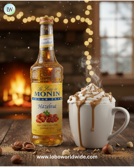Monin Sugar Free Hazelnut Flavoring Syrup 750 mL