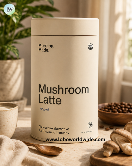 Morning Made, Mushroom Latte, Original, 10.58 oz (300 g)