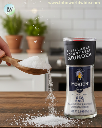 Morton Sea Salt Grinder 2.5 oz.
