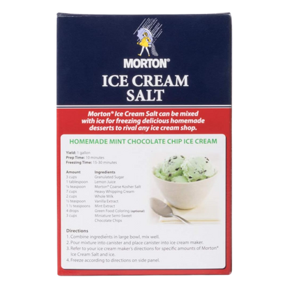 Morton - Ice Cream Salt - 4 lbs. (Pack of 2)