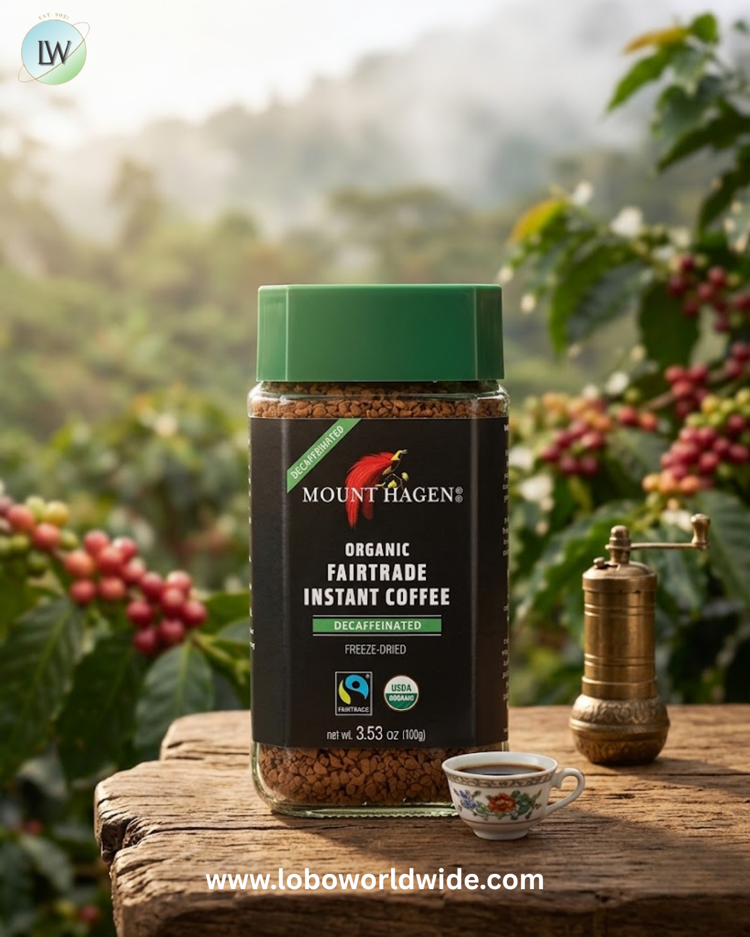 Mount Hagen, Organic Fairtrade Instant Coffee