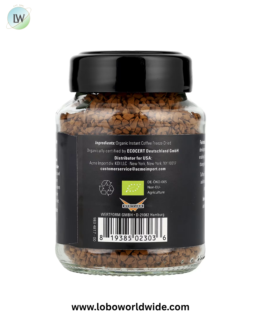 Mount Hagen, Organic Instant Espresso, 1.76 oz (50 g)