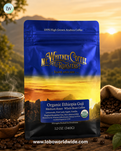 Mt. Whitney Coffee Roasters, Whole Bean Coffee, Medium Roast, 12 oz (340 g)