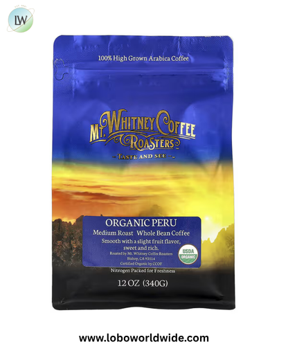 Mt. Whitney Coffee Roasters, Whole Bean Coffee, Medium Roast, 12 oz (340 g)