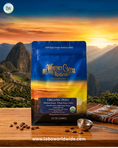 Mt. Whitney Coffee Roasters, Whole Bean Coffee, Medium Roast, 12 oz (340 g)