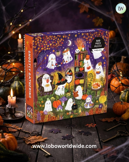 Mudpuppy - Ghostly Gathering 500 Piece Jigsaw Puzzle