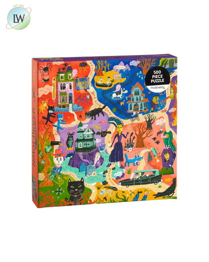 Mudpuppy - Welcome to Spooky Town 500 Piece Jigsaw Puzzle