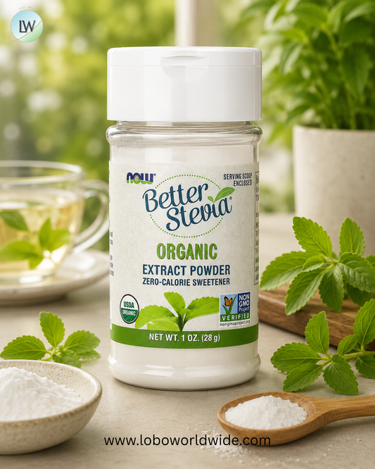 NOW Foods, Better Stevia®, Organic Extract Powder, 1 oz (28 g)