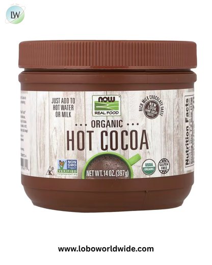 NOW Foods, Organic Hot Cocoa, 14 oz (397 g)