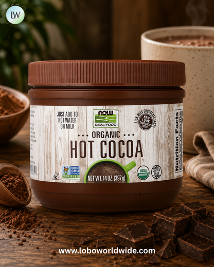 NOW Foods, Organic Hot Cocoa, 14 oz (397 g)