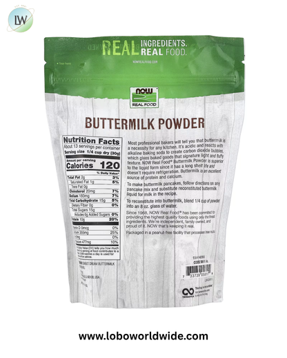 NOW Foods, Real Food, Buttermilk Powder, 14 oz (397 g)