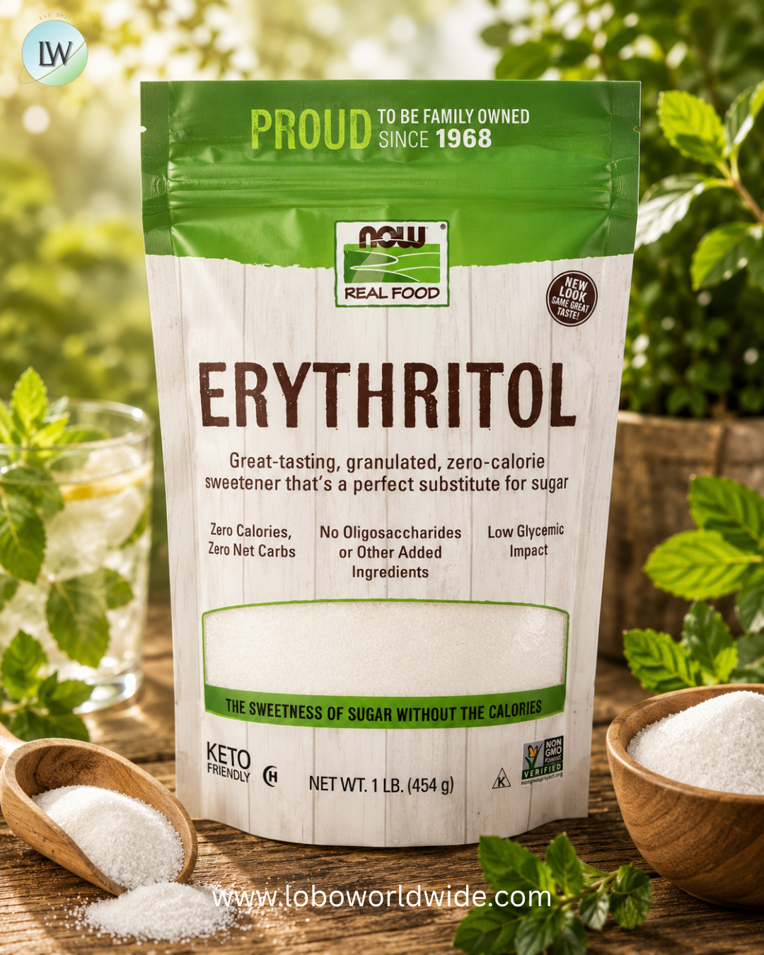 NOW Foods, Real Food, Erythritol