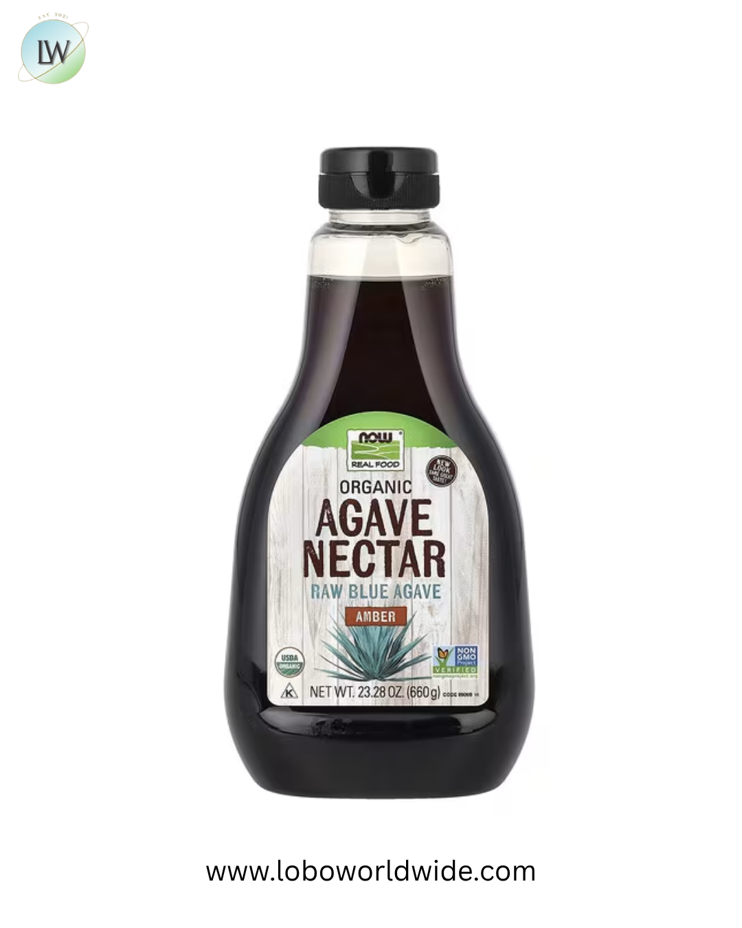 NOW Foods, Real Food, Organic Agave Nectar, 23.28 oz (660 g)