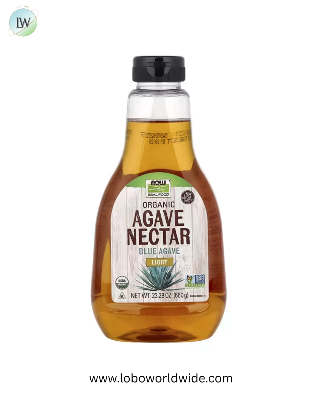 NOW Foods, Real Food, Organic Agave Nectar, 23.28 oz (660 g)