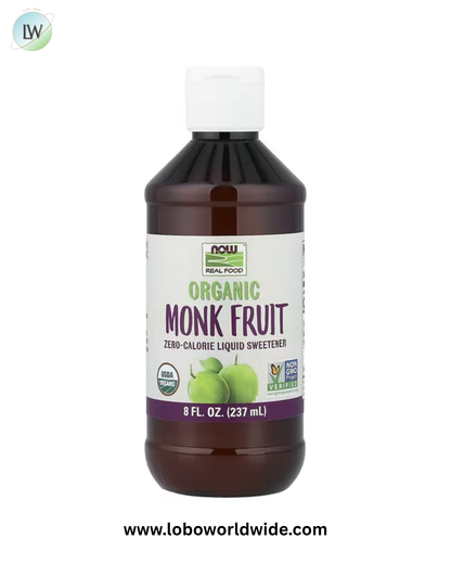 NOW Foods, Real Food, Organic Monk Fruit, Liquid Sweetener